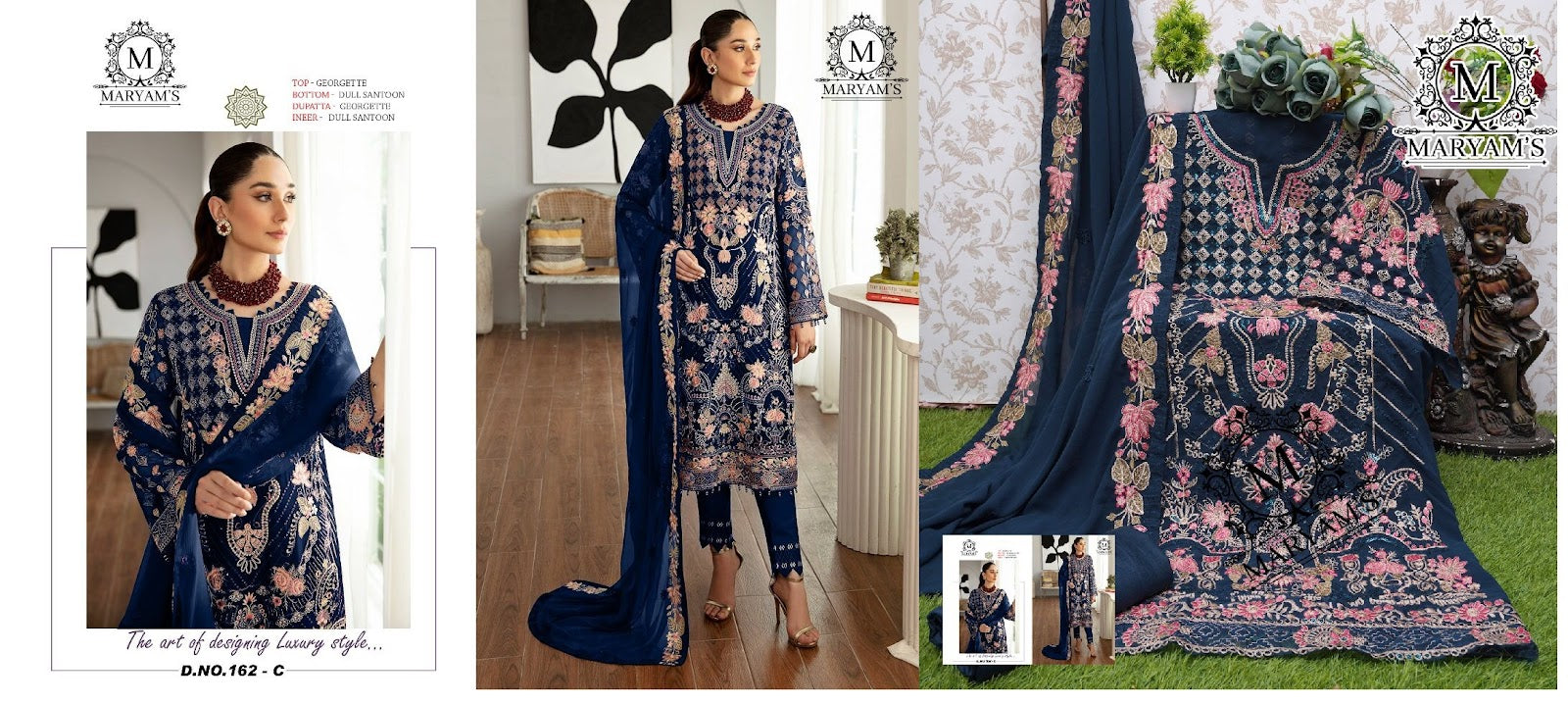 Maryams-162 Kaleesha Fashion Fox Georgette Pakistani Salwar Suits