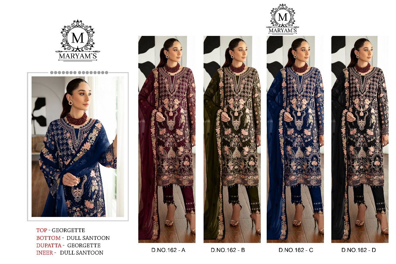 Maryams-162 Kaleesha Fashion Fox Georgette Pakistani Salwar Suits