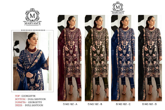Maryams-162 Kaleesha Fashion Fox Georgette Pakistani Salwar Suits