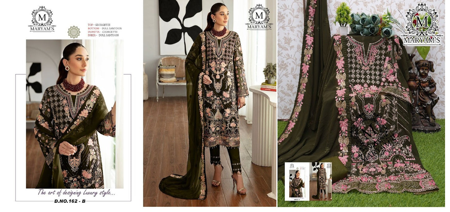 Maryams-162 Kaleesha Fashion Fox Georgette Pakistani Salwar Suits
