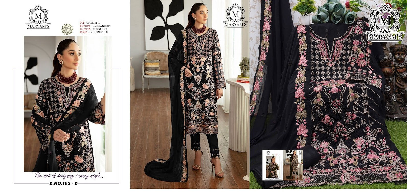 Maryams-162 Kaleesha Fashion Fox Georgette Pakistani Salwar Suits