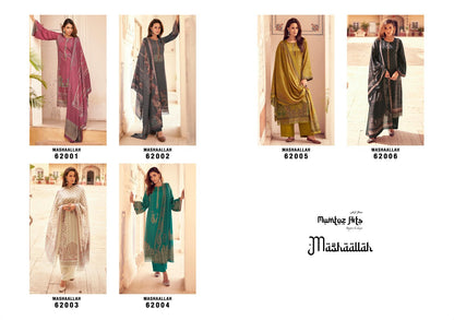 Mashallah Mumtaz Arts Viscose Pashmina Suits