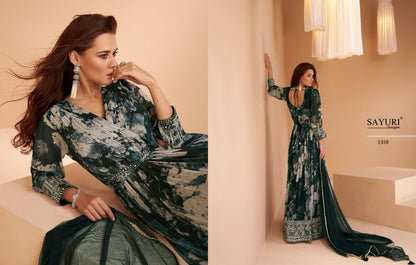 Mashooqa Sayuri Gown Dupatta Set