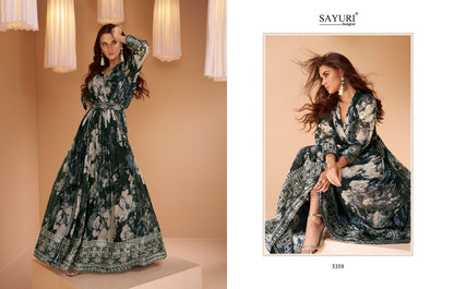 Mashooqa Sayuri Gown Dupatta Set