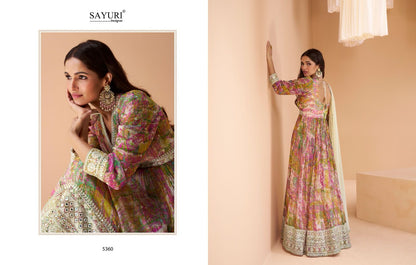 Mashooqa Sayuri Gown Dupatta Set