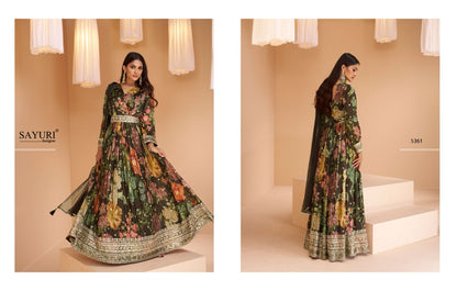 Mashooqa Sayuri Gown Dupatta Set