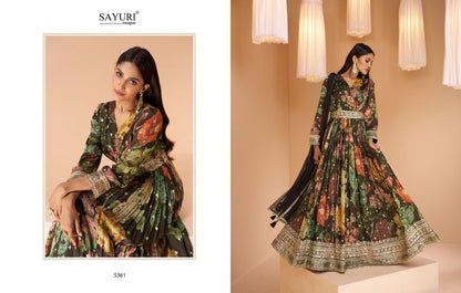 Mashooqa Sayuri Gown Dupatta Set