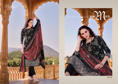 Mashuqa Belliza Designer Studio Cotton Pant Style Suits