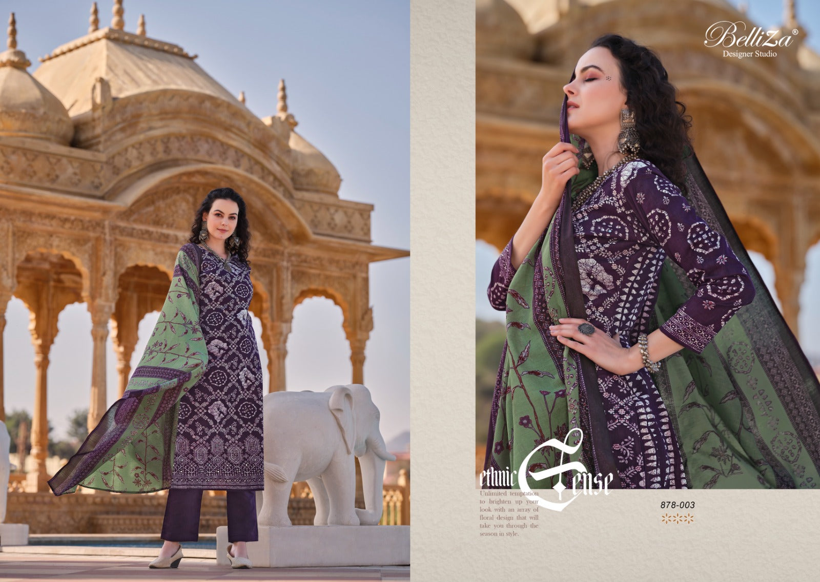 Mashuqa Belliza Designer Studio Cotton Pant Style Suits