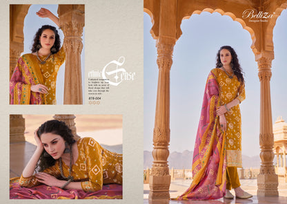 Mashuqa Belliza Designer Studio Cotton Pant Style Suits