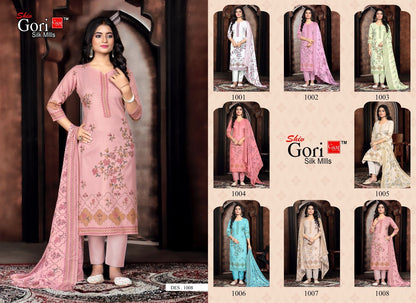 Mastani Shiv Gori Silk Mills Cotton Linen Pant Style Suits