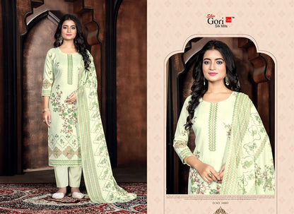 Mastani Shiv Gori Silk Mills Cotton Linen Pant Style Suits