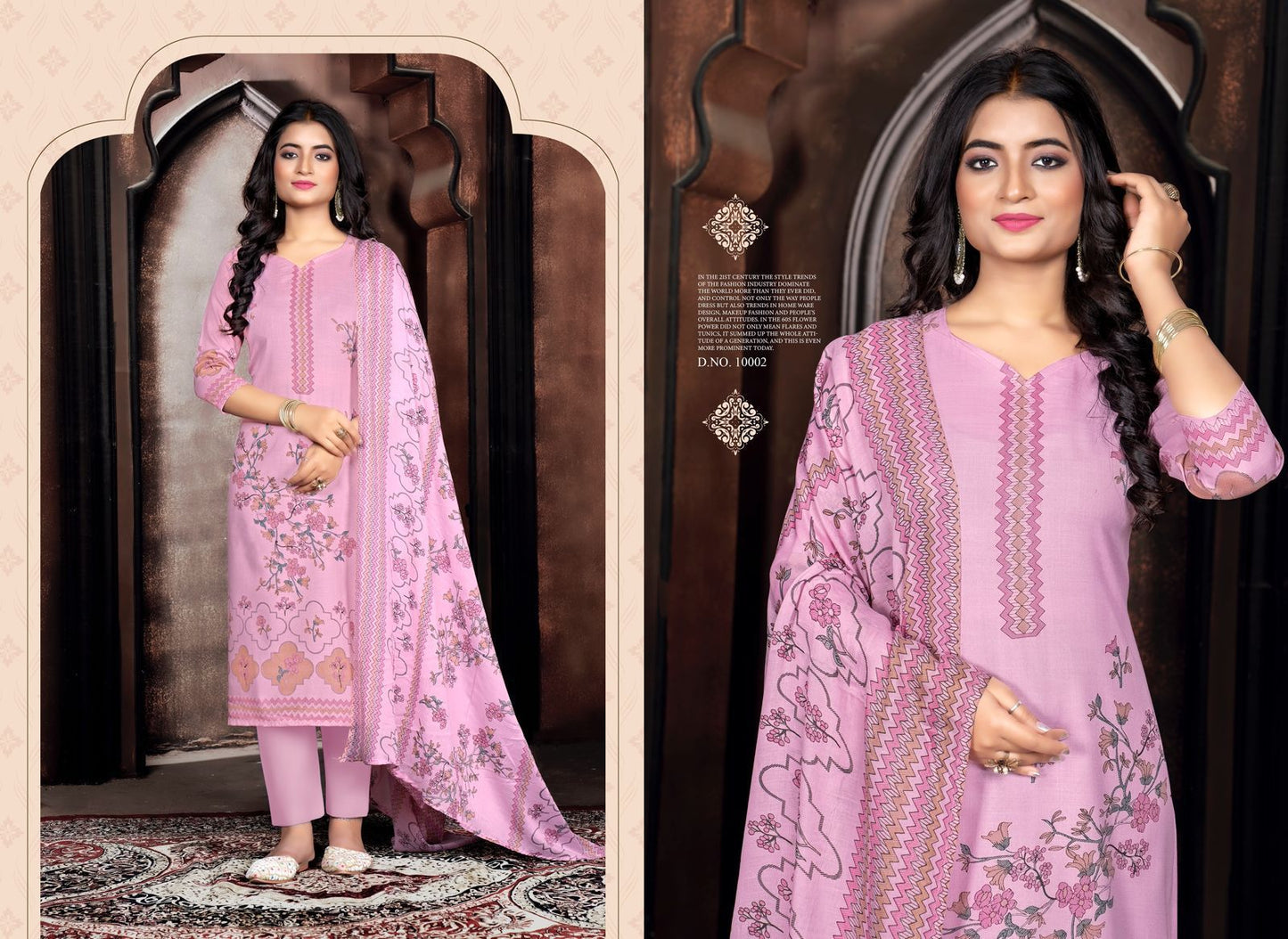 Mastani Shiv Gori Silk Mills Cotton Linen Pant Style Suits