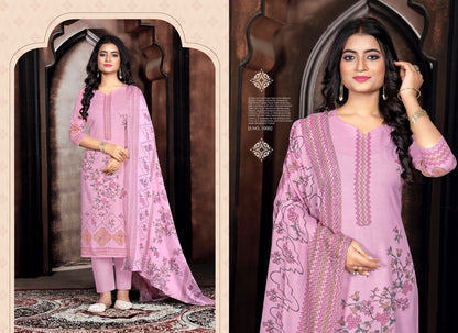 Mastani Shiv Gori Silk Mills Cotton Linen Pant Style Suits