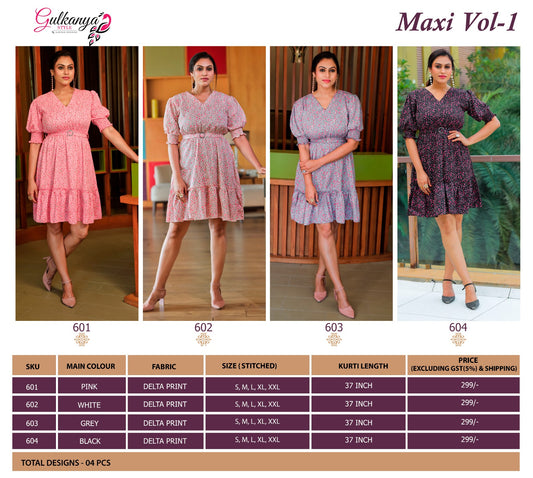 Maxi Vol 1 Aahvan Designs Midi Dress