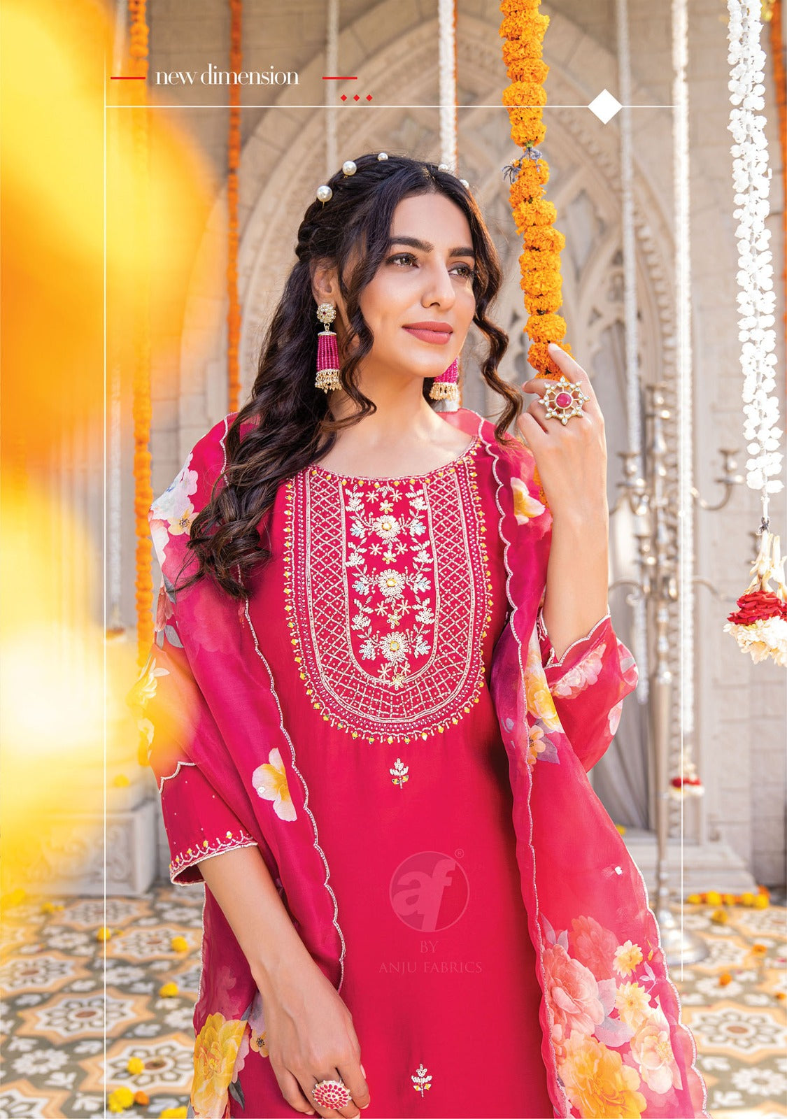 Mayra Vol 3 Af Viscose Modal Readymade Pant Style Suits