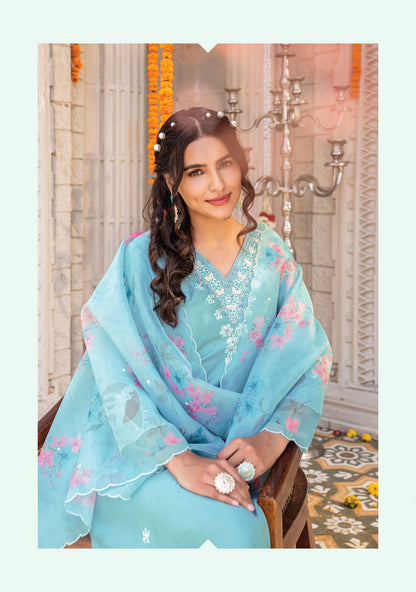 Mayra Vol 3 Af Viscose Modal Readymade Pant Style Suits