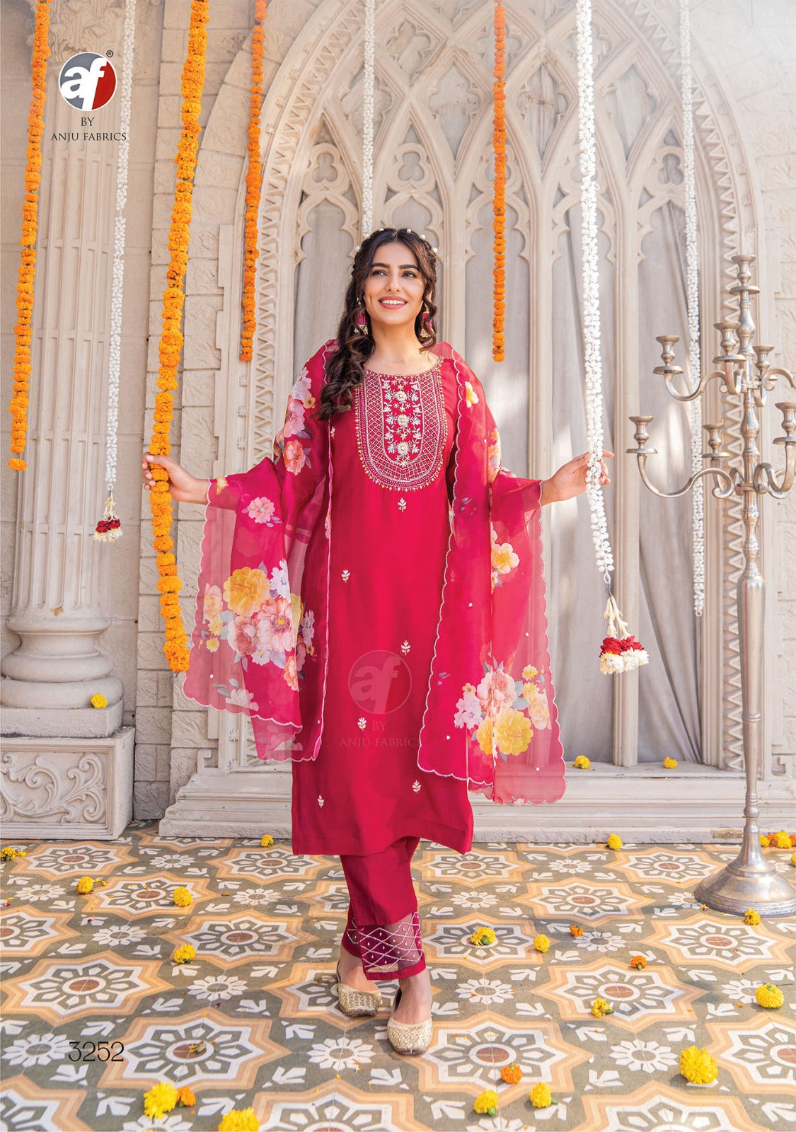 Mayra Vol 3 Af Viscose Modal Readymade Pant Style Suits