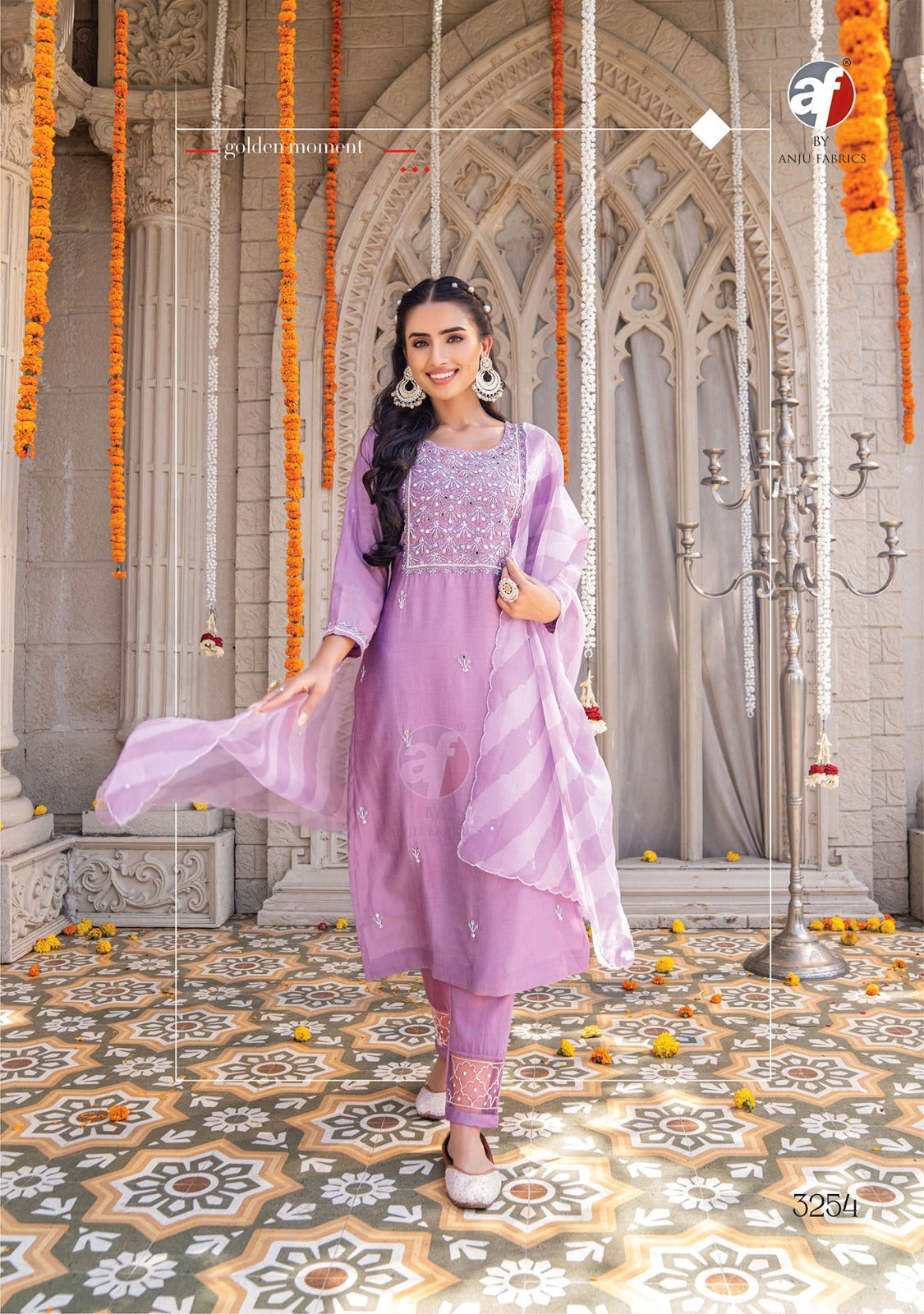 Mayra Vol 3 Af Viscose Modal Readymade Pant Style Suits