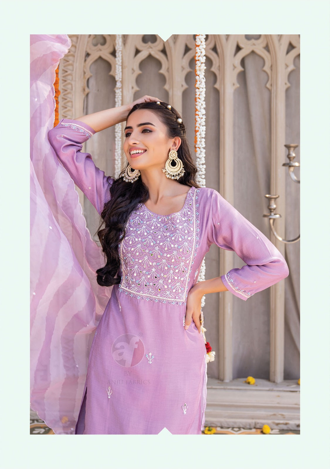 Mayra Vol 3 Af Viscose Modal Readymade Pant Style Suits