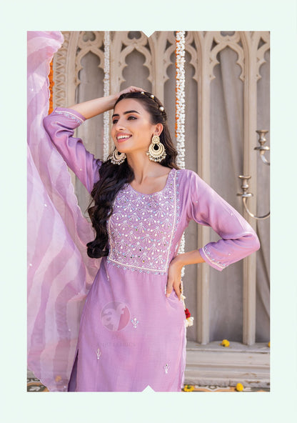 Mayra Vol 3 Af Viscose Modal Readymade Pant Style Suits