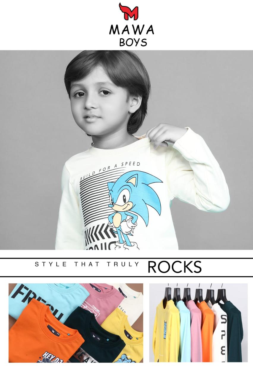 Mb-087 Mawa Boys Tshirt