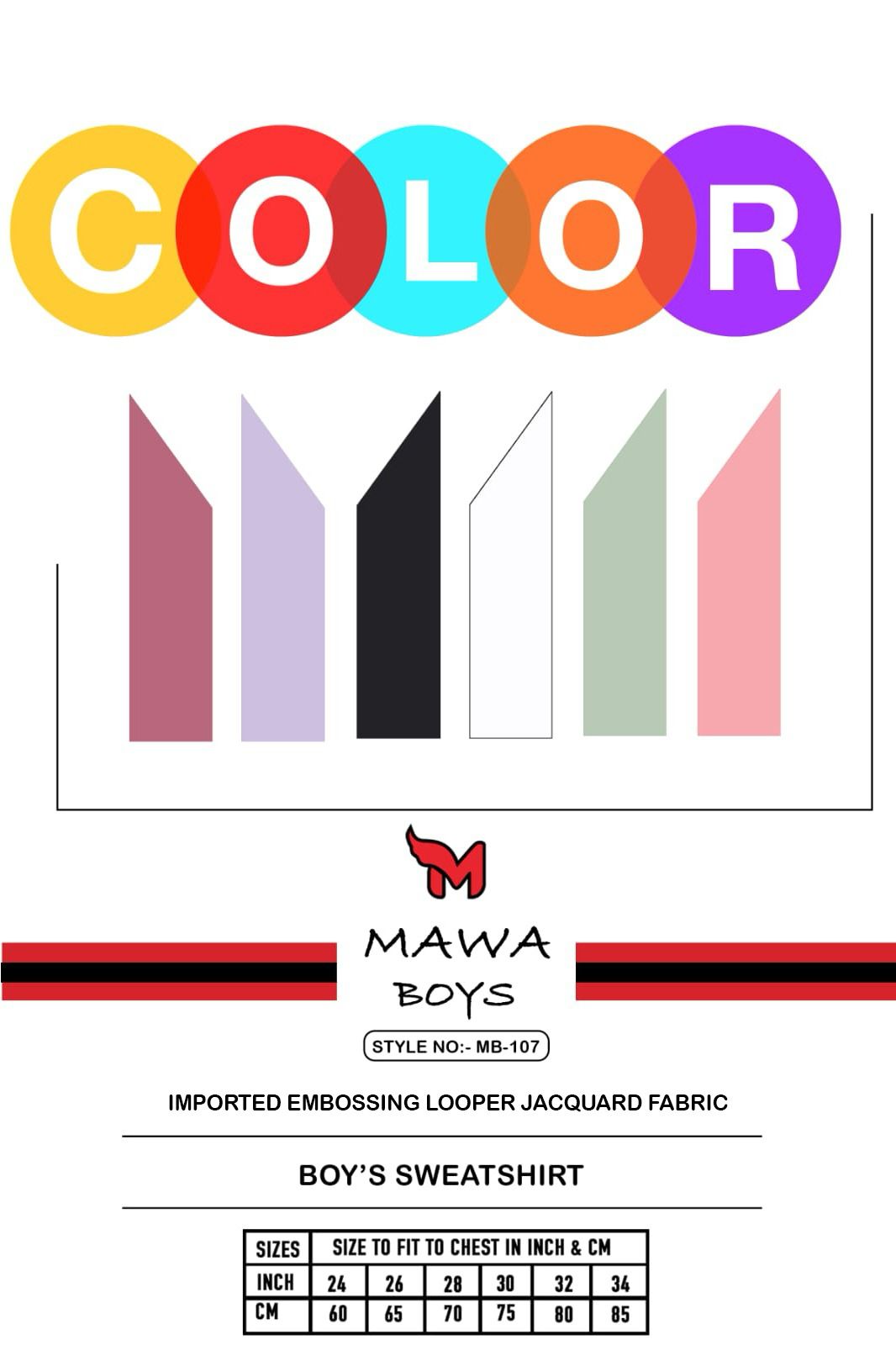 Mb-107 Mawa Looper Boys Tshirt