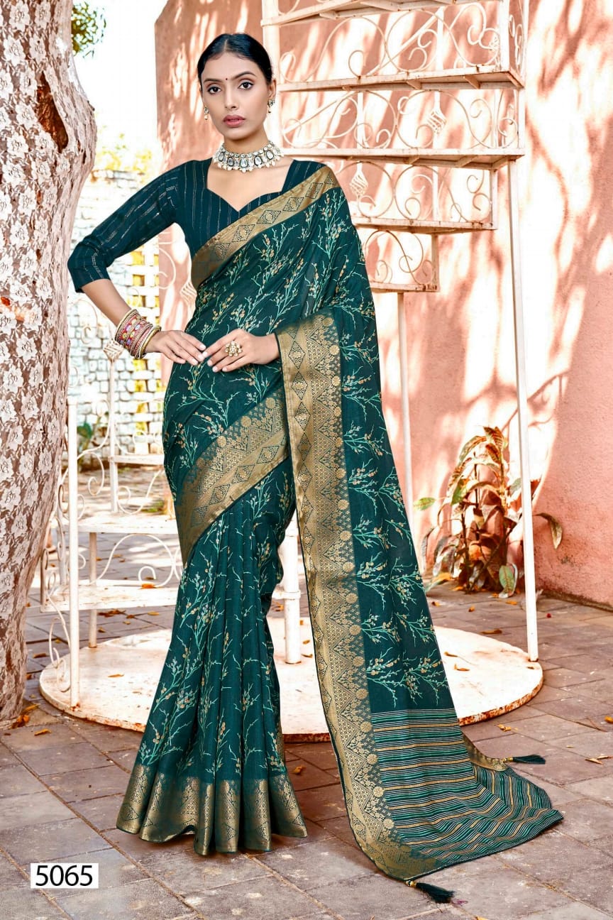 Meenakshi 7 5D Designer Silk Sarees