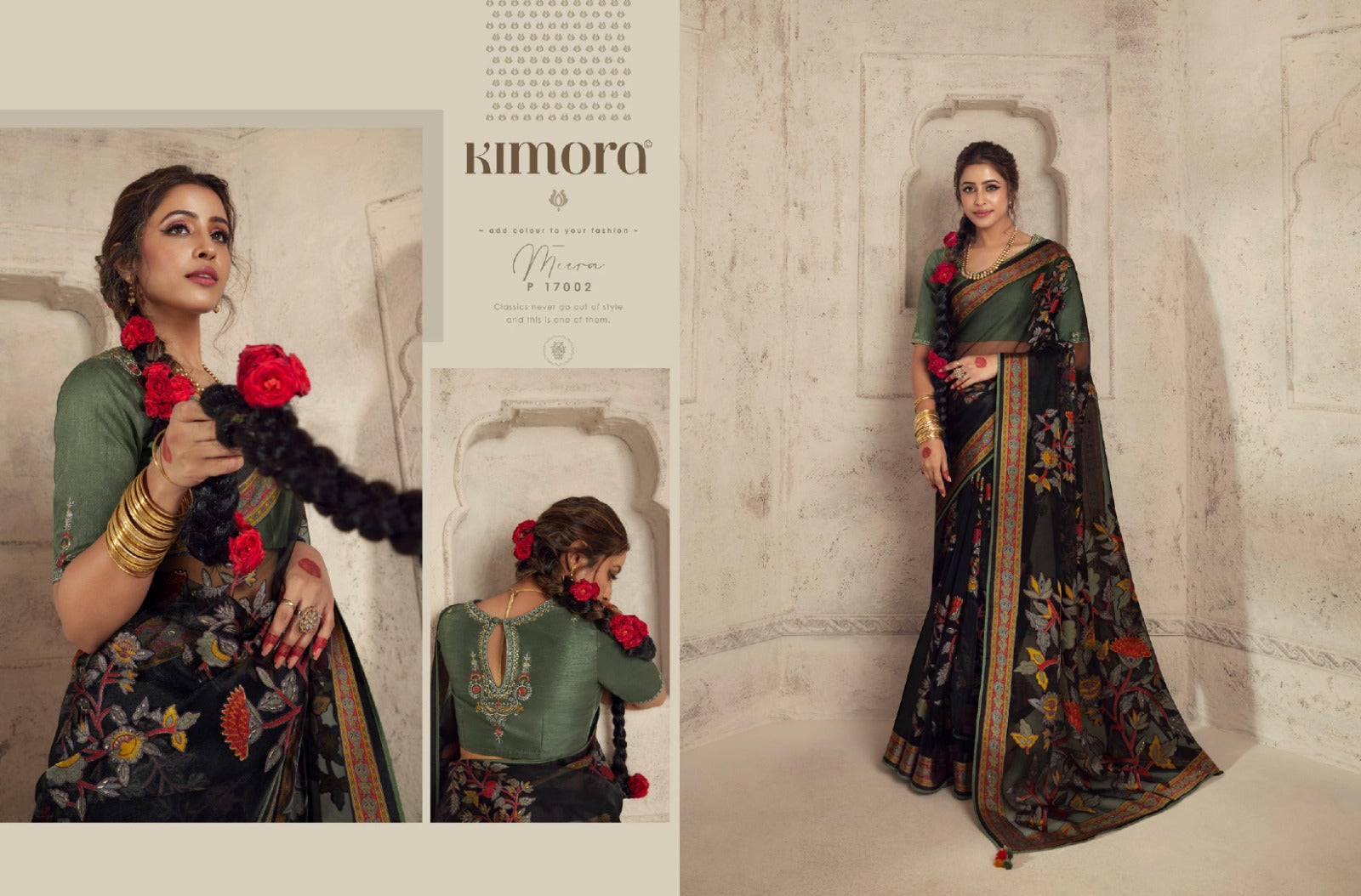 Meera Premium Vol 13 Kimora Organza Sarees