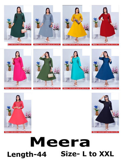 Meera Zoya Rayon Anarkali Kurtis