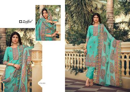 Meera Zulfat Designer Cotton Pant Style Suits