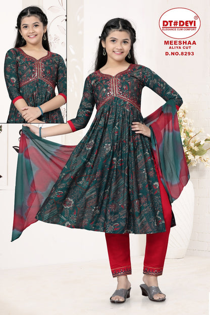 Meeshaa-8293 Dt Devi Girls Readymade Pant Suits