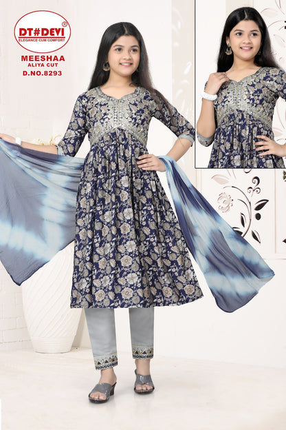 Meeshaa-8293 Dt Devi Girls Readymade Pant Suits