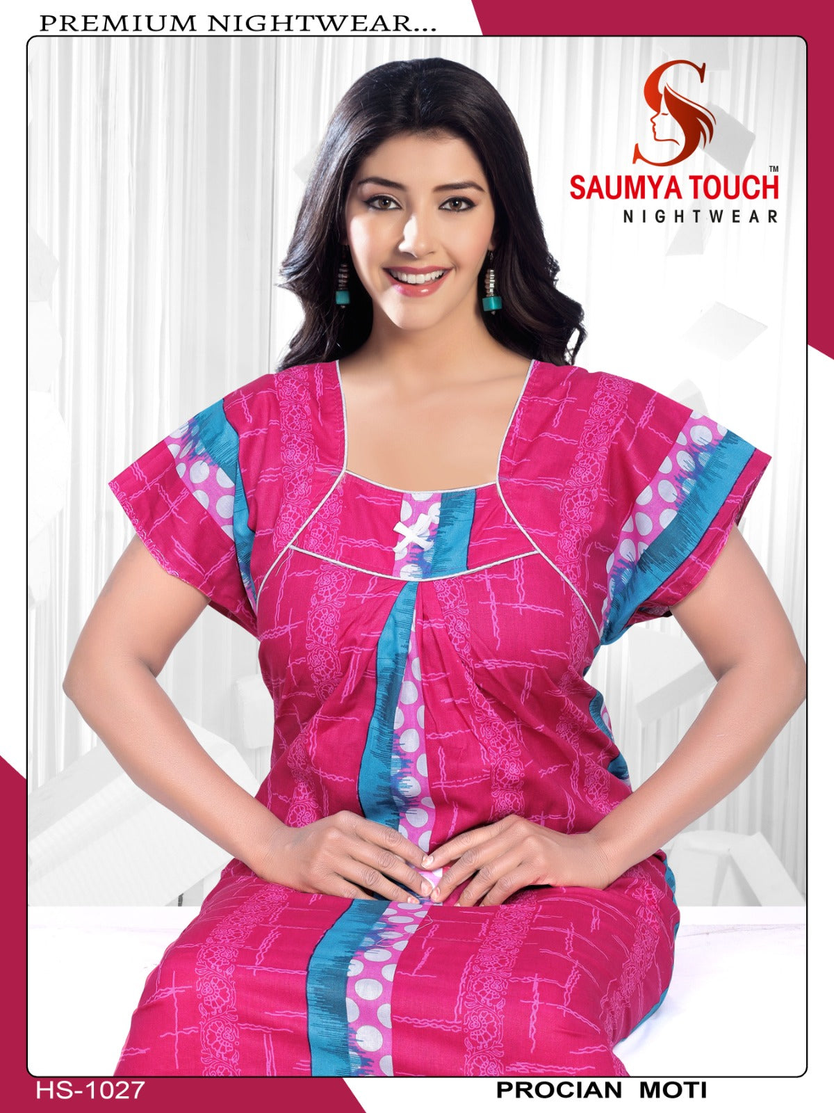 Meghya-2912 Saumya Touch Night Gowns
