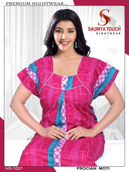 Meghya-2912 Saumya Touch Night Gowns