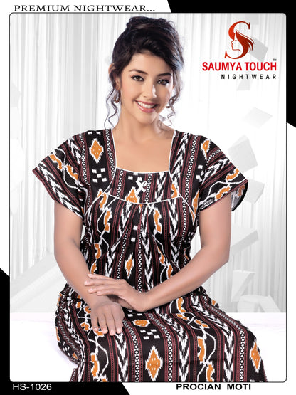Meghya-2912 Saumya Touch Night Gowns