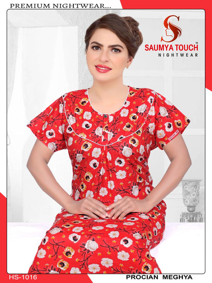 Meghya-2912 Saumya Touch Night Gowns