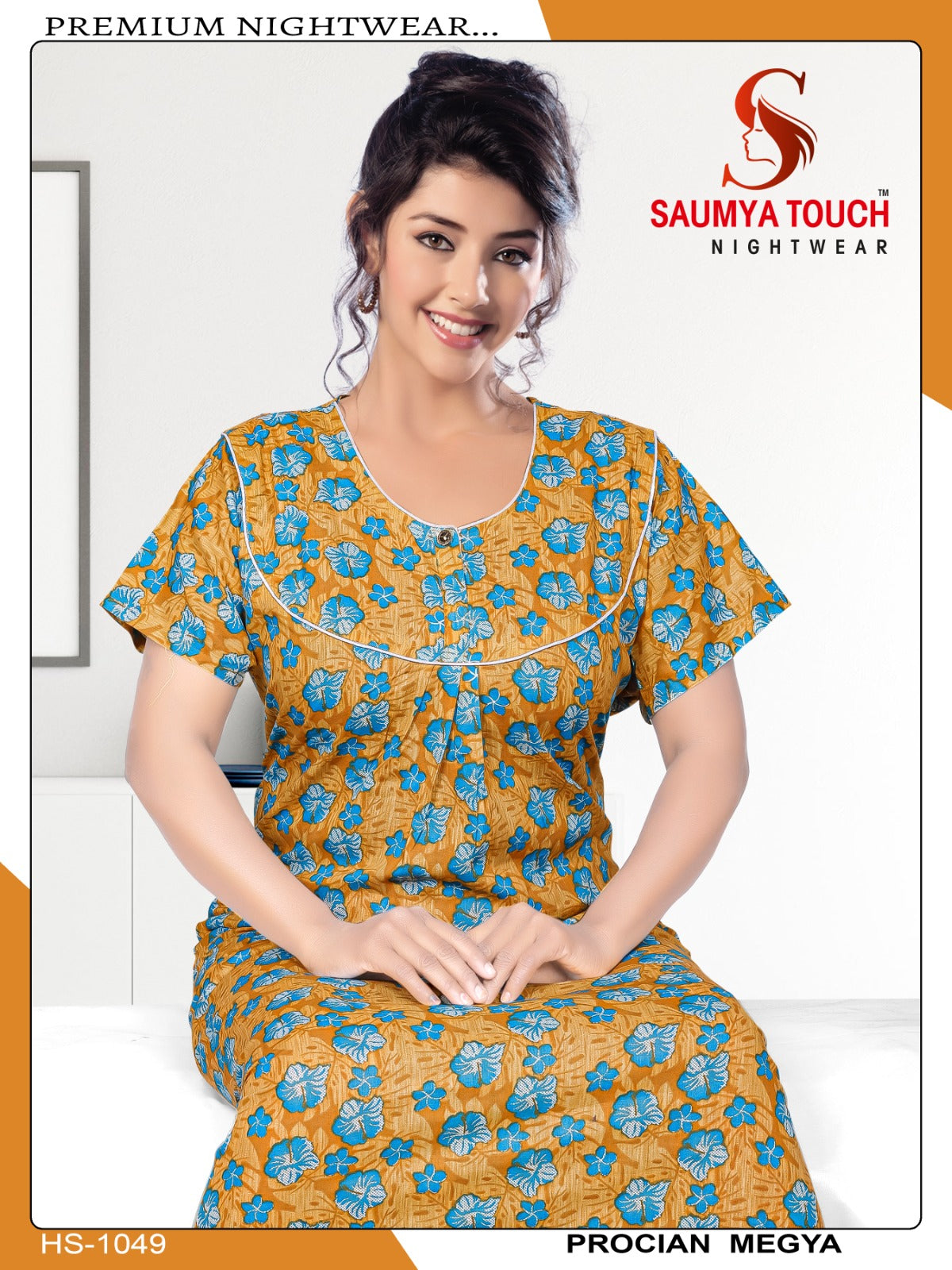 Meghya-2912 Saumya Touch Night Gowns