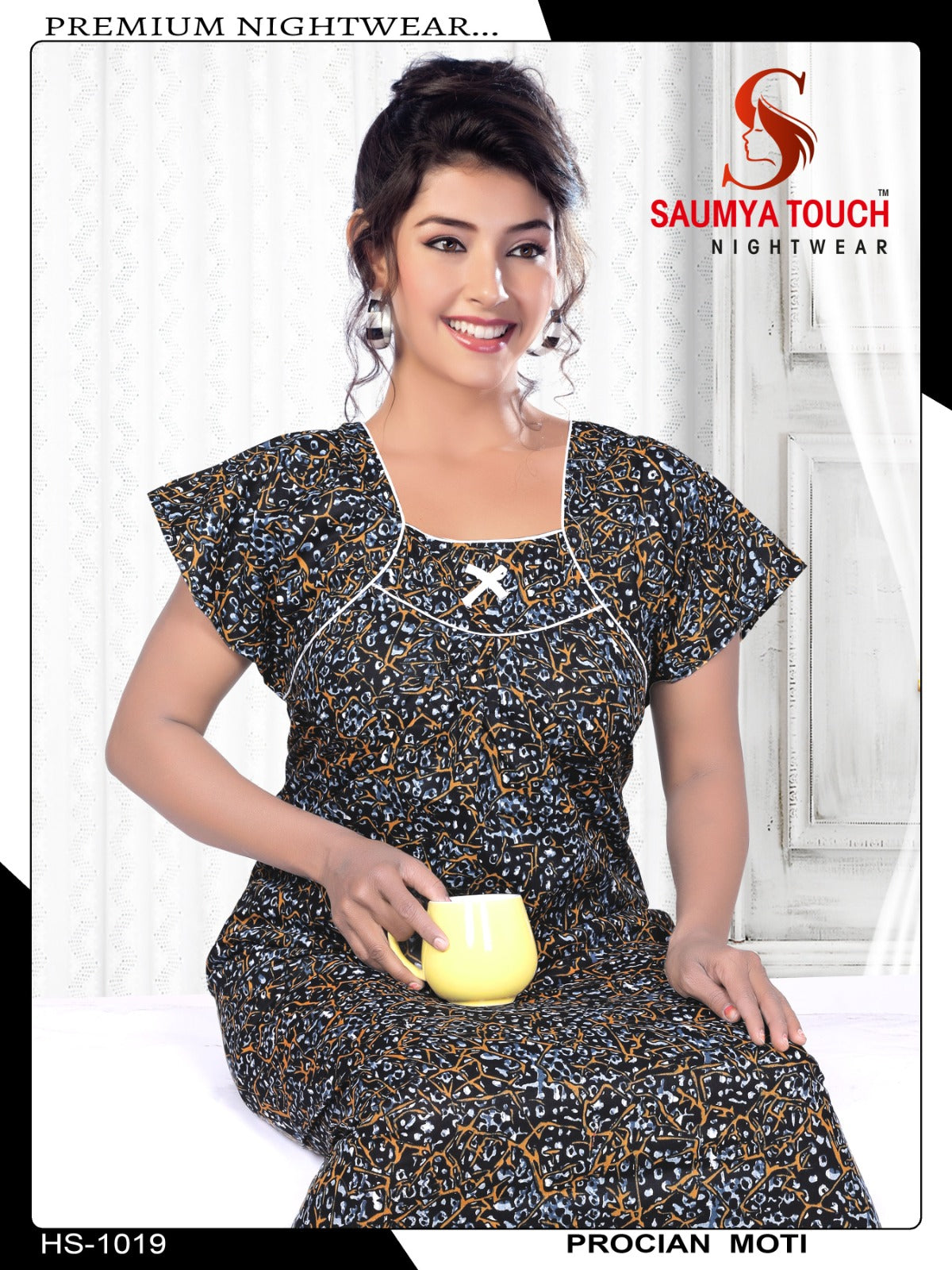 Meghya-2912 Saumya Touch Night Gowns