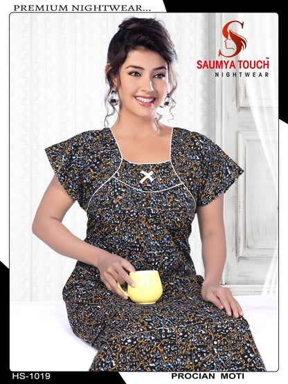 Meghya-2912 Saumya Touch Night Gowns