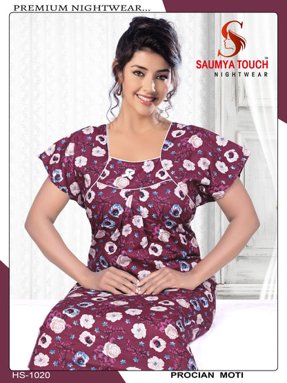 Meghya-2912 Saumya Touch Night Gowns