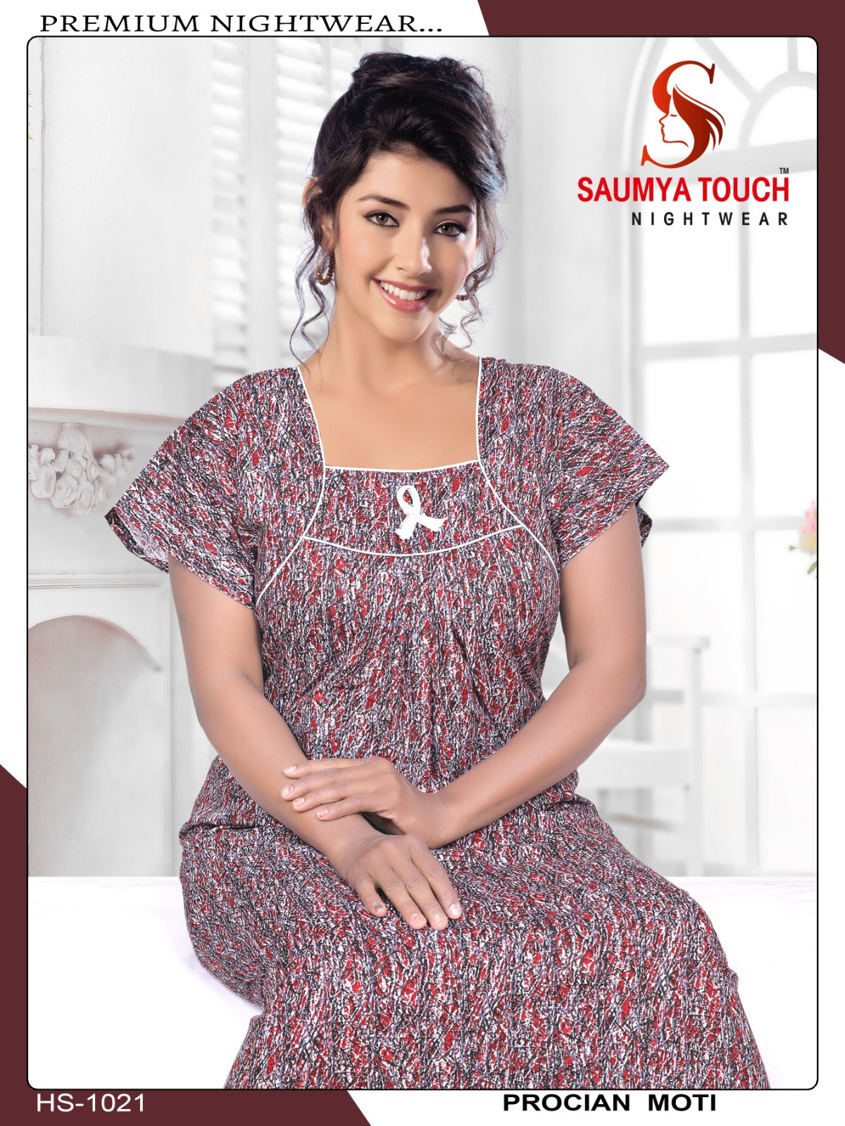 Meghya-2912 Saumya Touch Night Gowns