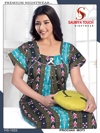 Meghya-2912 Saumya Touch Night Gowns