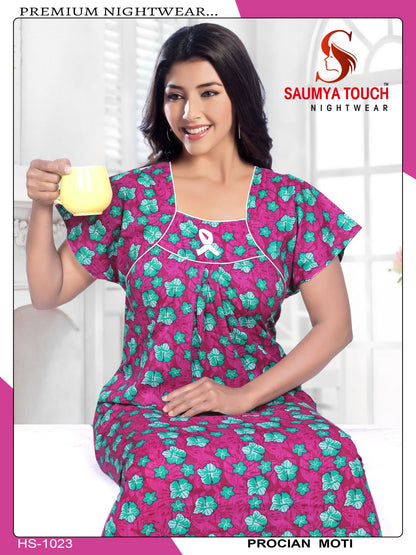 Meghya-2912 Saumya Touch Night Gowns