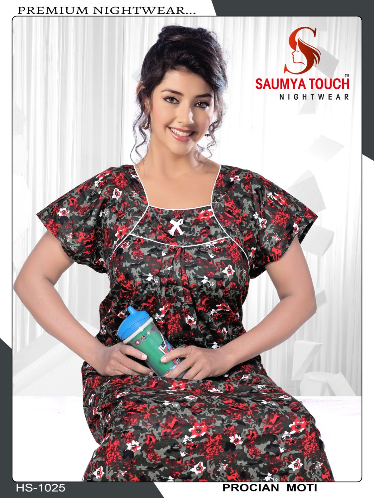 Meghya-2912 Saumya Touch Night Gowns