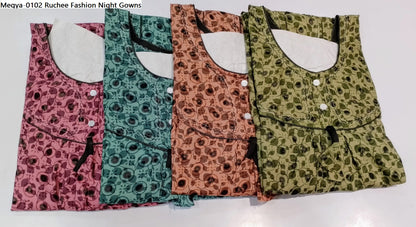 Megya-0102 Ruchee Fashion Night Gowns