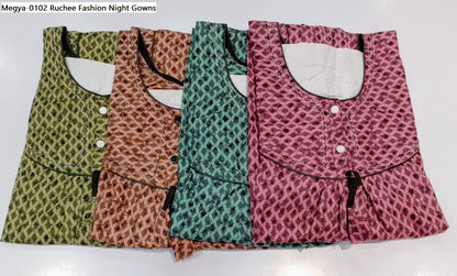 Megya-0102 Ruchee Fashion Night Gowns