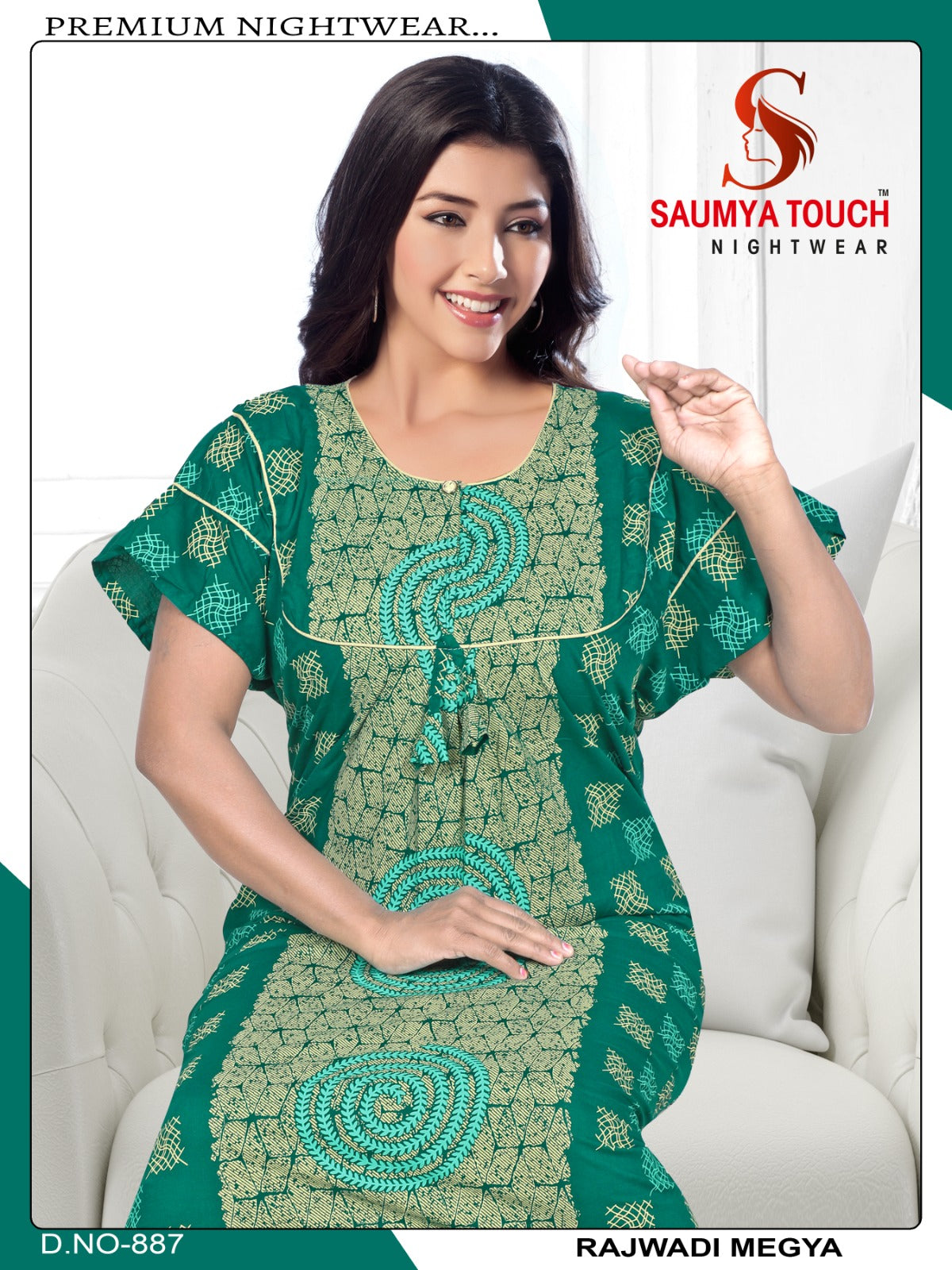 Megya-122023-A Saumya Touch Night Gowns