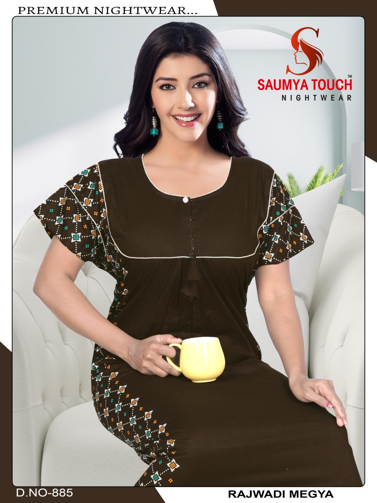 Megya-122023-A Saumya Touch Night Gowns