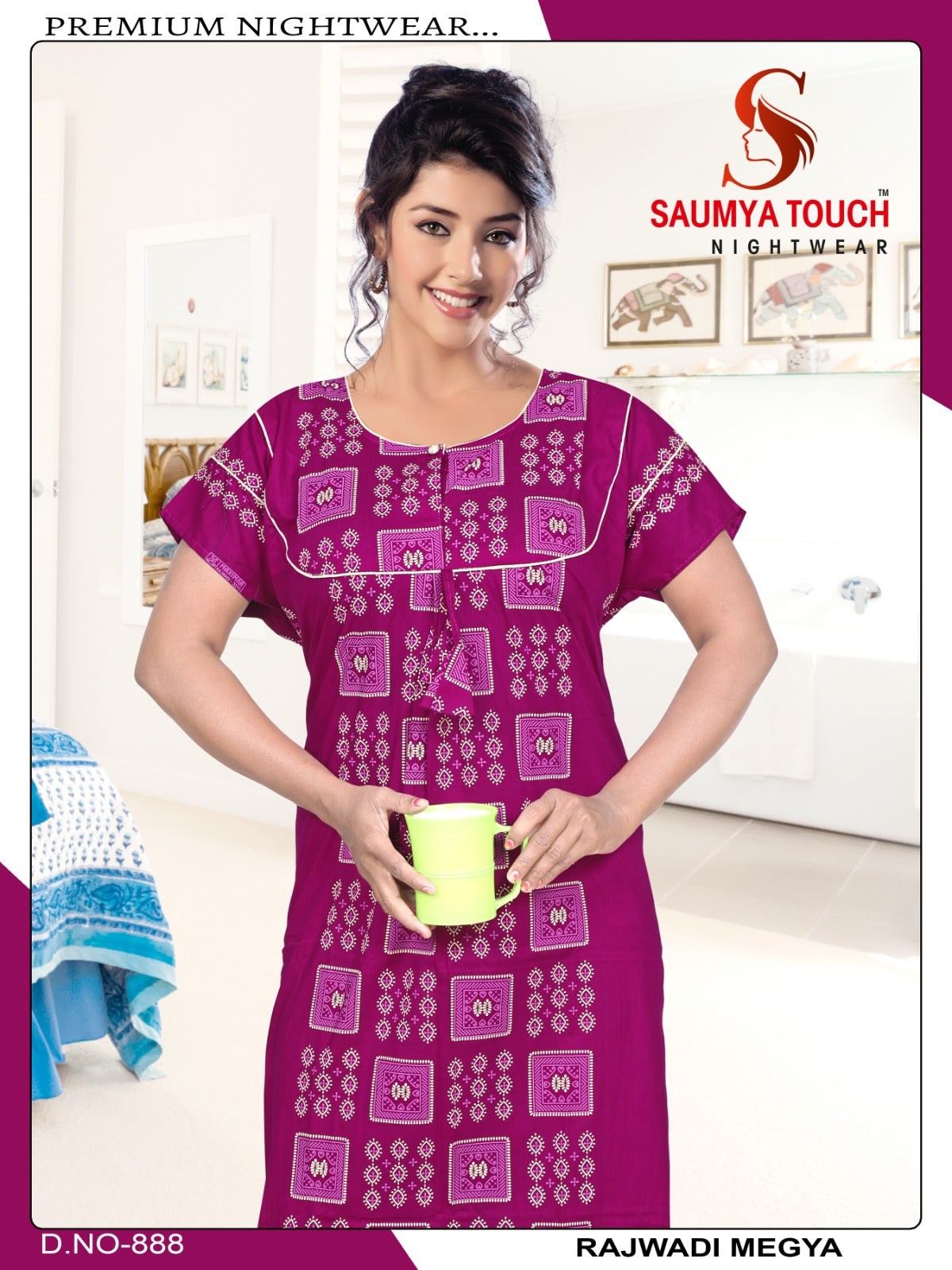 Megya-122023-A Saumya Touch Night Gowns